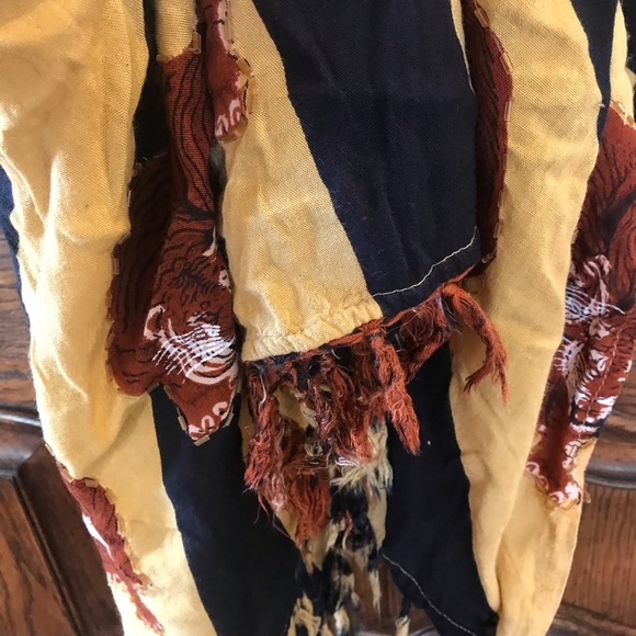 Vintage Magic Kaftan MuMu One Size Beaded with Tassels - Picture 5 of 6